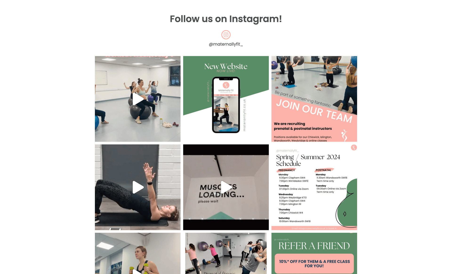 Instagram feed